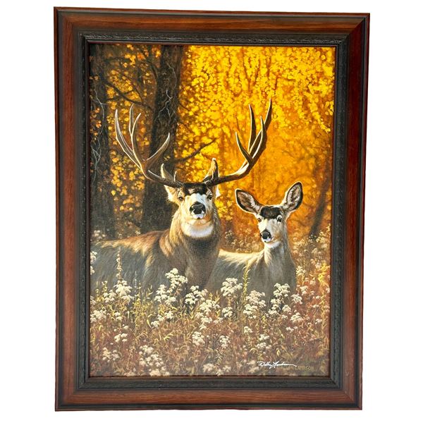 Dallen Lambson Framed Print 'Courting Autumn'
