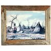 Image 1 : Framed 'Spotted Eagle's Sioux Village, Tongue River, MI 1879