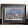 Image 1 : Paul Krapf 'American Original Pronghorn' Framed Print
