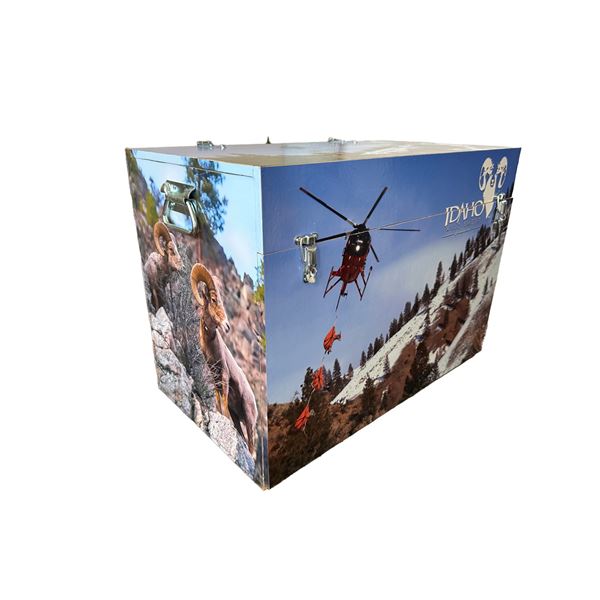 Custom Camp Box with Idaho WSF Conservation Pictures