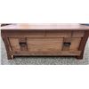 Image 3 : Custom Walnut Table/Chest