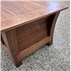 Image 4 : Custom Walnut Table/Chest
