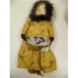 Chevak doll 10" by Rosalie Paniyak of berry picker (2)