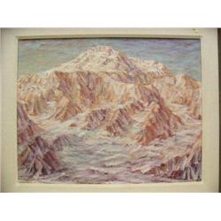 Outstanding original painting by Alice Park - Alaskan artist, 22"x28" Appraised by Joe Cruesy at $40