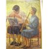 Image 3 : Alice Park "Magician" appraised by Joe Cruesy at $4000, small spot of paint missing above boys head,