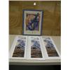 Image 1 : Lot of 4 pieces: Gather Tradition at Native Heritage Center, Jody Thompson prints signed and numbere