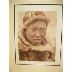 Original Curtis print "Hooper Bay Youth" plate 698 (3)