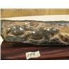 Image 2 : 9" relief carved mammoth ivory of 5 swimming sea cows M021 (2)