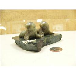 2 soapstone seals  (2)