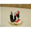 Image 2 : Group of 3 carved ivory puffins by Mark Seeganna of King Island