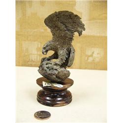 6" mammoth ankle bone carved into eagle - imported M074 (2)