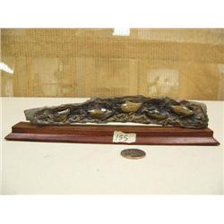 Mammoth ivory relief carving of 5 swimming fish - imported #m062 (2)