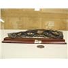 Image 1 : Mammoth ivory relief carving of 5 swimming fish - imported #m062 (2)