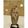Image 2 : Outstanding mammoth ivory carving of 2 eagles feeding to babies in nest #M004 (2)