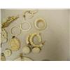 Image 4 : Lot of: 1 scrimshawed ivory pendant, 4 ivory pendant, 3 ivory rings, 3 pair ivory earrings, ivory ro