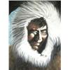 Image 3 : Original on black velvet of Eskimo man by Haley '61 (700)