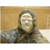 Image 3 : Soapstone and wood kayaker with ivory face by Ted Kitka from Sitka, AK (25)