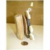 Image 2 : 4" whale bone, baleen and ivory, King Island spirit mask by Mark Seeganna (2)