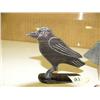 Image 2 : Baleen ulu by Robert Crumley on wood base and 3" baleen raven by Robert Crumley (2)