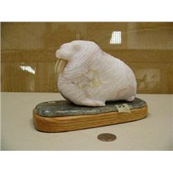 Rink alabaster walrus on base by Mike Scott (25)