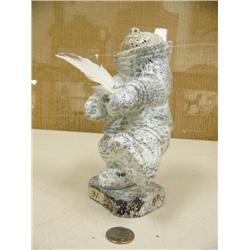 9" soapstone dancer by Kent Heindel with whale bone face (25)