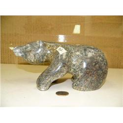 8" soapstone bear by Michael Scott in 1992 (25)