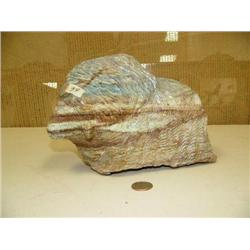 9" soapstone musk ox Larry Eaton (25)