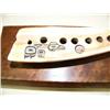 Image 2 : 7" sled runner artifact, Tlingit style bear mounted on wood base retail price $1250 (2)