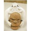 Image 3 : Whale bone King Island mask with 2 ivory walrus by Mark Seeganna (2)