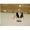 Image 2 : 2" tall group of 4 ivory puffins by mark Seeganna #229F (2)