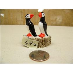 CHOICE on 3: 2" 2 bird puffin rookeries by Robert Kokuluk (2)