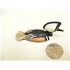 Image 2 : CHOICE on 2 ivory birds by Charlie Kokuluk Hooded Merganser 3" #727F (2)