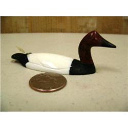 CHOICE on 9 birds by Al Mayac 4": Canvas back (2)