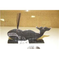 CHOICE on 4 scrimshawed baleen bowhead whales 4.5" long by Robert Crumley (2)