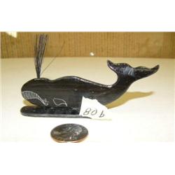 CHOICE on 4 scrimshawed baleen bowhead whales 4.5" long by Robert Crumley (2)
