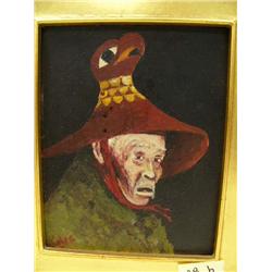 CHOICE on 2 original oils by Jules Dahlager: Chief Joseph (187)