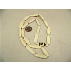 CHOICE on 4 ivory necklaces: 28" bead necklace with 1.5" ivory beads (196)