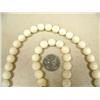 Image 2 : CHOICE on 4 ivory necklaces: 24" bead necklace .25" beads (196)