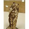 Image 2 : CHOICE on 4: relief carvings on mammoth ivory: Indian Chief, horse and bear (2)