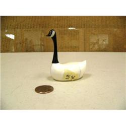 CHOICE on 5: 3.5" ivory Canadian goose by Aningayou from Savoonga (2)