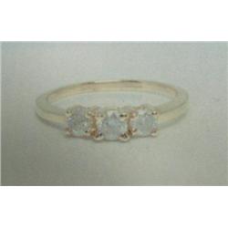 Diamond lady's ring, 14K yellow gold, round cut, approx. .50 carats, clarity I2, J-K color , estimat