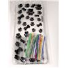 Image 4 : Over 200+ Clear Treat or Loot Bags with Dog Prints as Pattern | Comes with Twist Ties
