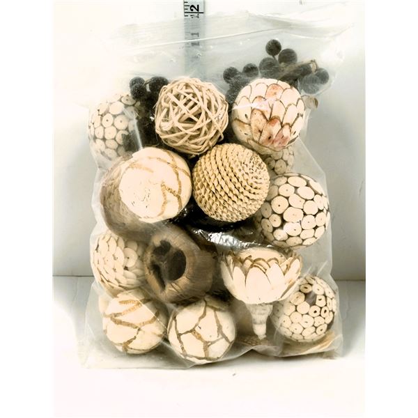 Lot of Decorative Balls & Such for Bowls