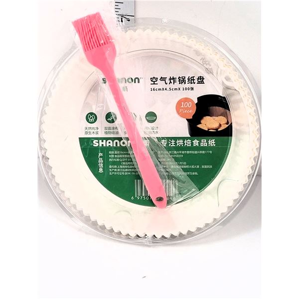 New Air Fry Liners with Silicone Basting Brush