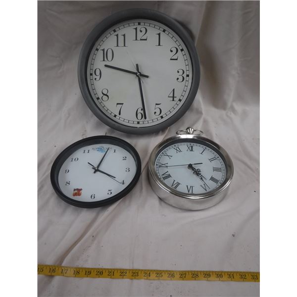 3 Wall Clocks | All Work