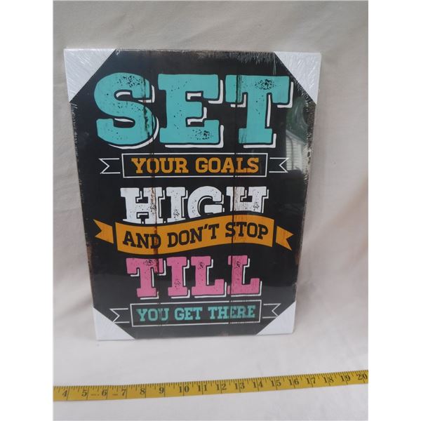 Set Your Own Goals | Inspriational Sign