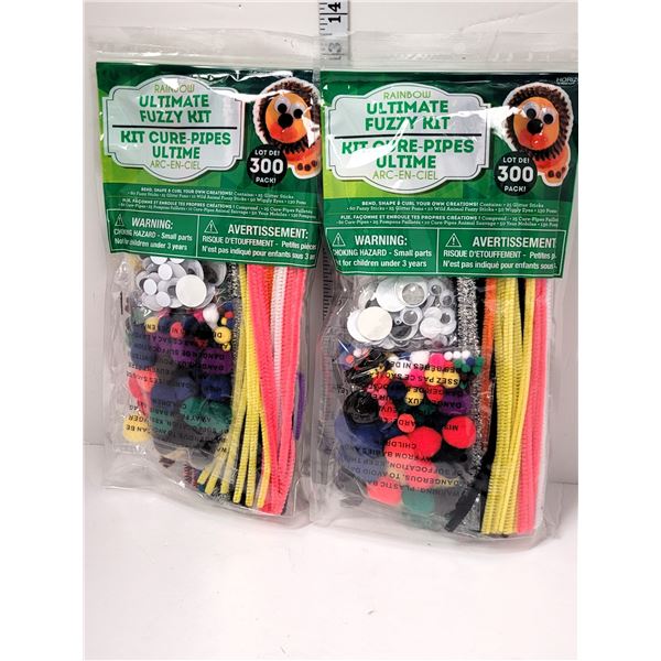 Lot of 2 Ultimate Fuzzy Kits 300pcs in Each Kit | On Choice 2 in each lot