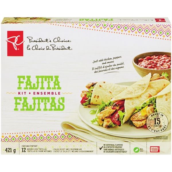 3 Boxes Fajita Kits 421g Past BB October 2023
