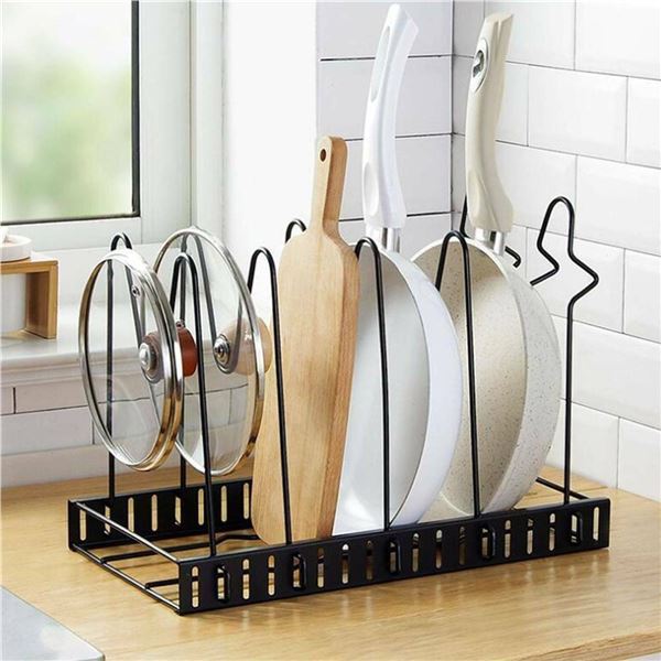 New | Frying Pan & Pot Lid Orgainzer Stand