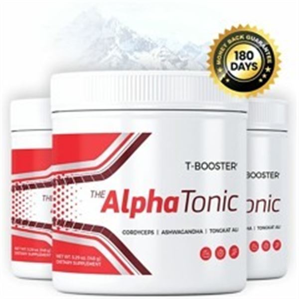 The Alpha Tonic T-Booster | Mens Supplement | BB 09-2025 | On Choice